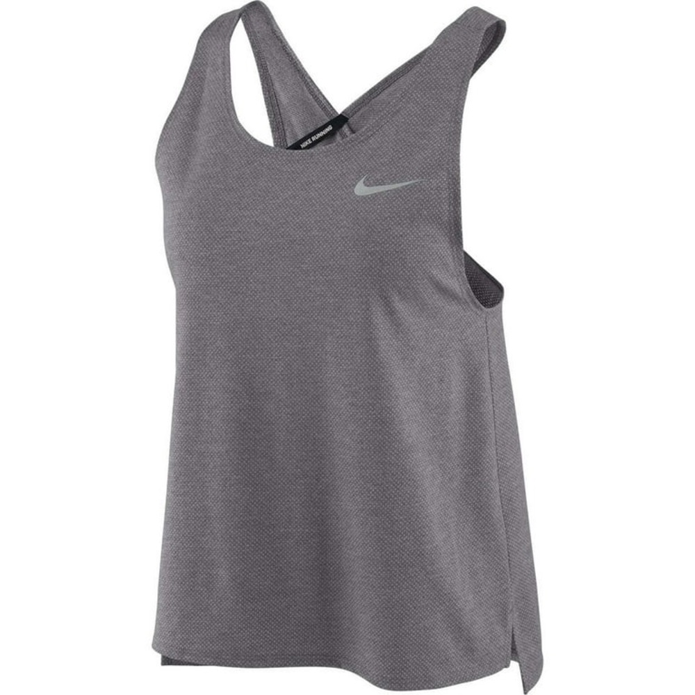 Nike Womens Dri-Fit Miler Cross Back Running Tank Top